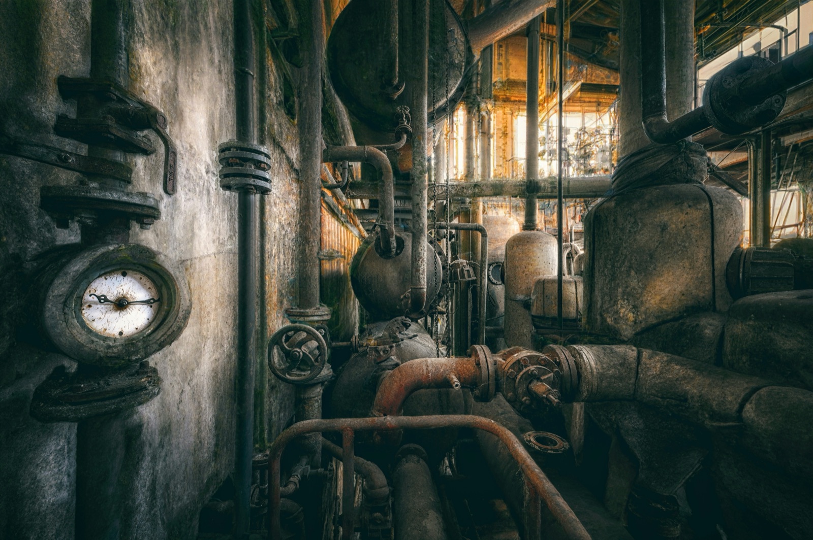 Abandoned industrial boilerhouse for Epo-Weld™ HTCP ceramic putty boiler and furnace sealing